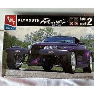 AMT / ERTL Plymouth Prowler 1:25 Scale Model With Trailer OPEN BOX